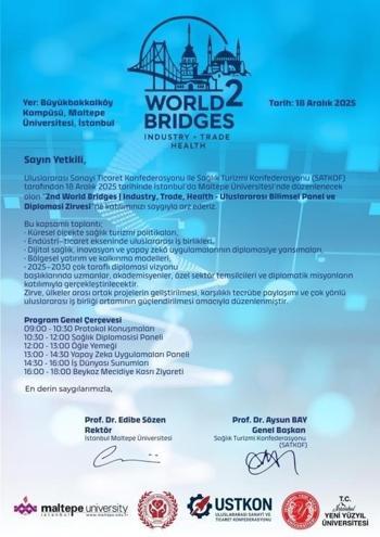 Zirve İstanbul'da: 2nd World Bridges Zirvesi düzenlenecek