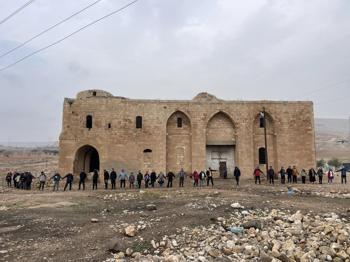 Şanlıurfa'da doğa tutkunları Germuş Kilisesi için yürüdü!