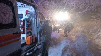 Malatya'da karda mahsur kalanlar kurtarıldı