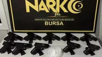 Bursa’da 55 gram kokain ele geçirildi; 3 gözaltı