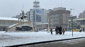Gaziantep'te kar yağışı