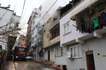 Samsun’da ev yangını