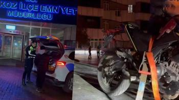 Beykoz'da abart egzoz cezası! Motosiklet trafikten men edildi