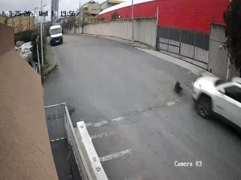 Avcılar'da acımasız görüntü: Köpeği ezip geçti