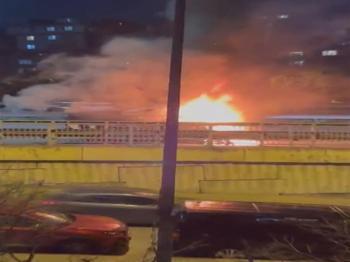 Kağıthane'yi alevler aydınlattı! İtfaiye son anda müdahale etti