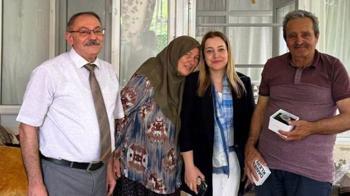 Ağın Kaymakamı Yılmaz'dan şehit ailelerine Babalar Günü ziyareti