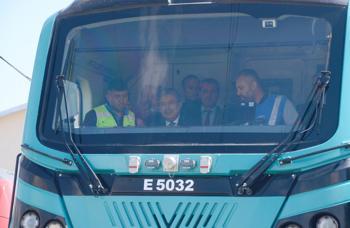 Vali Yılmaz, Eskişehir 5000'nin test sürüşüne katıldı