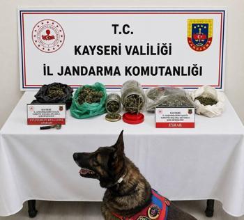 Kayseri'de 1,2 kilo esrar ele geçirildi; 1 gözaltı