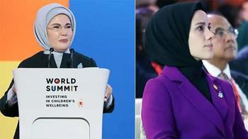 Emine Erdoğan ve Esra Albayrak'tan Özbekistan'da açıklamalar: Çocuklar bizim en önemli meselemiz