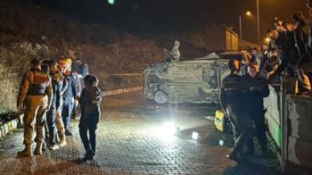 Otomobilin şarampole yuvarlandığı kazada 1 kişi hayatını kaybetti