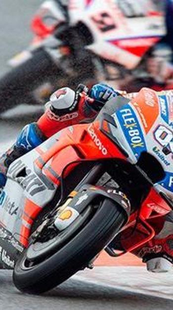 Valencia'da zafer Dovizioso'nun