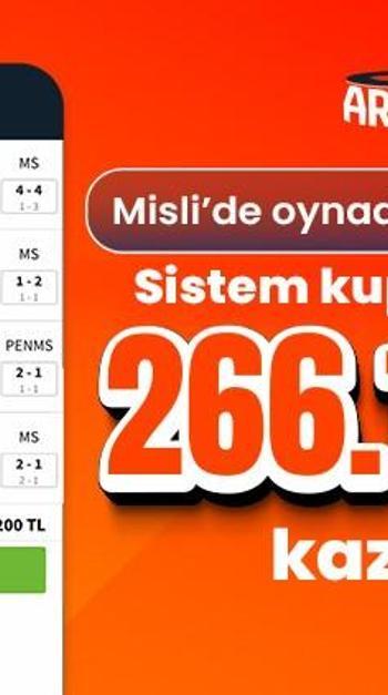 Sistem kuponu oynadı, 5 maçı bilerek 266.120 TL kazandı! 