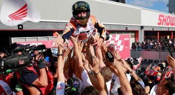 MotoGP'de şampiyon Marquez oldu