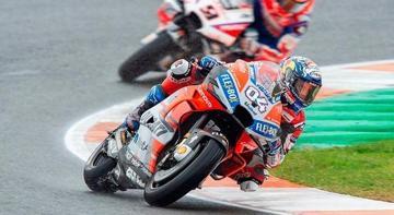 Valencia'da zafer Dovizioso'nun