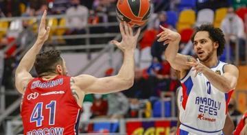 Shane Larkin 27 Beaubois 22 sayı attı Anadolu Efes CSKA'yı deplasmanda devirdi