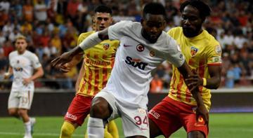 Galatasaray Kayseri deplasmanında 2 puan bıraktı