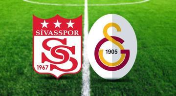 Sivasspor - Galatasaray! İlk 11'ler belli oldu