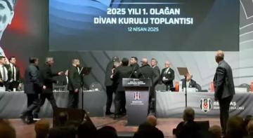 Beşiktaş Divan Kurulu'nda olay! Eski başkan Hasan Arat'a yumruklu saldırı