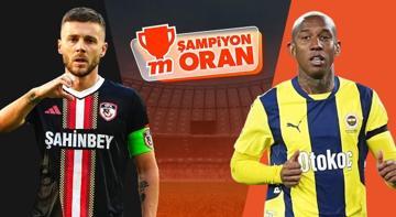 Fenerbahçe, Süper Lig'de Gaziantep'e konuk oluyor! Maçın heyecanı Şampiyon Oranlar ile Misli'de