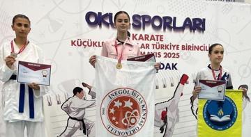 Eskişehirli genç sporcu Türkiye 3'üncüsü oldu