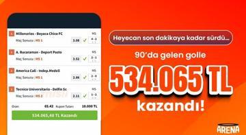 Heyecan son dakikaya kadar sürdü… 90’da gelen golle 534.065 TL kazandı!