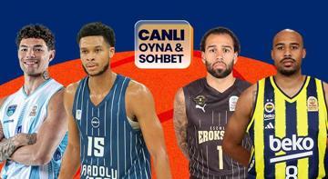 Basketbol Süper Ligi'nde play-off çeyrek final zamanı! İki maçın heyecanı canlı sohbet ile Misli'de