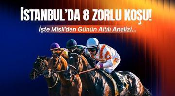 İSTANBUL’DA 8 ZORLU KOŞU! İŞTE MİSLİ’DEN GÜNÜN ALTILI ANALİZİ…