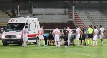 Oyuna girdi 1 dakika sonra ambulansla hastaneye kaldırıldı