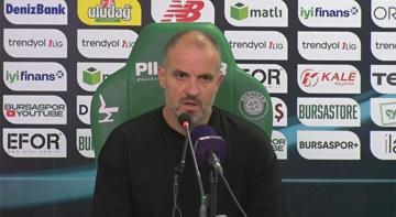 Bursaspor Teknik Direktörü Mustafa Er: İkinci yarı bize yakışmadı