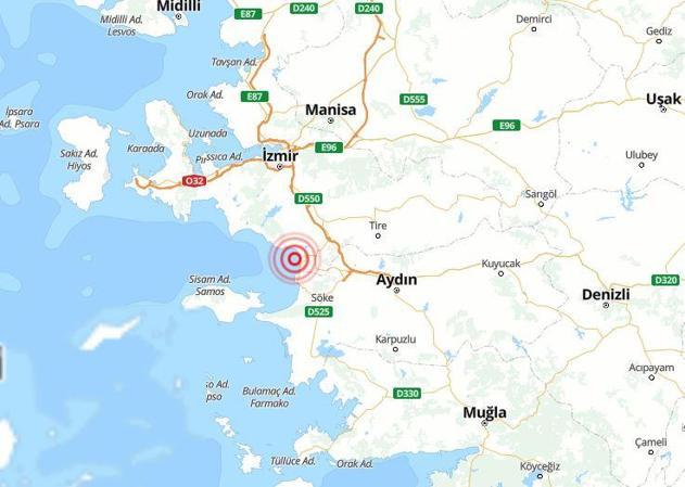Kuşadası Körfezinde peş peşe depremler İzmir, Aydın ve çevre illerde de hissedildi