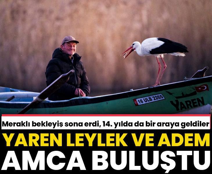 Beklenen buluşma gerçekleşti! Yaren Leylek 14. yılda da göçüp geldi