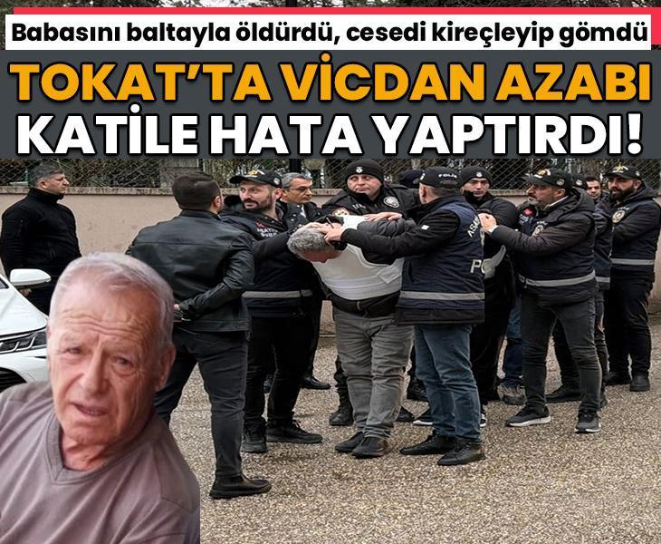 Tokat'ta vicdan azabı hata yaptırdı: Babasını öldürdü, kireçleyip gömdü! 4 ay yetti