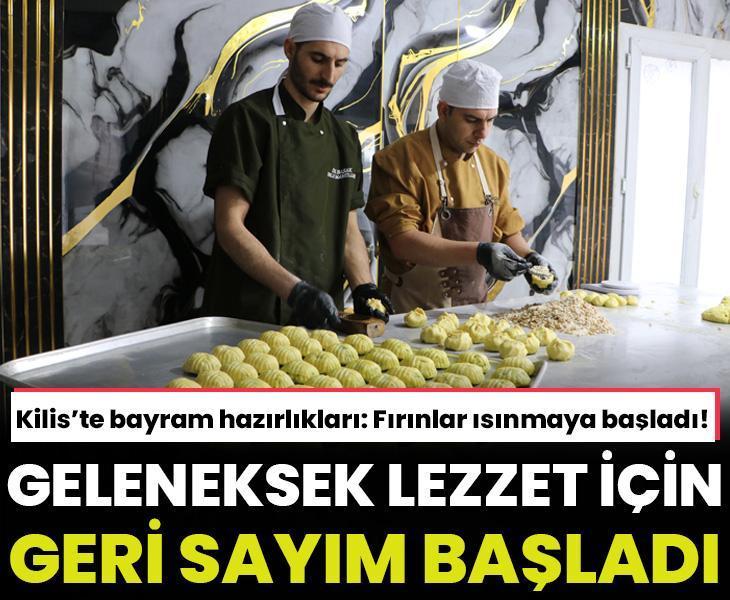 Kilis’te bayram hazırlığı: Gerebiç tatlısı için fırınlar ısınmaya başladı!