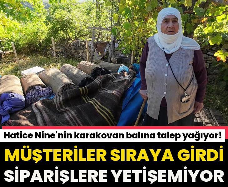 Hatice Nine&amp;#x27;nin karakovan balına talep yağıyor! Müşteriler sıraya girdi, si