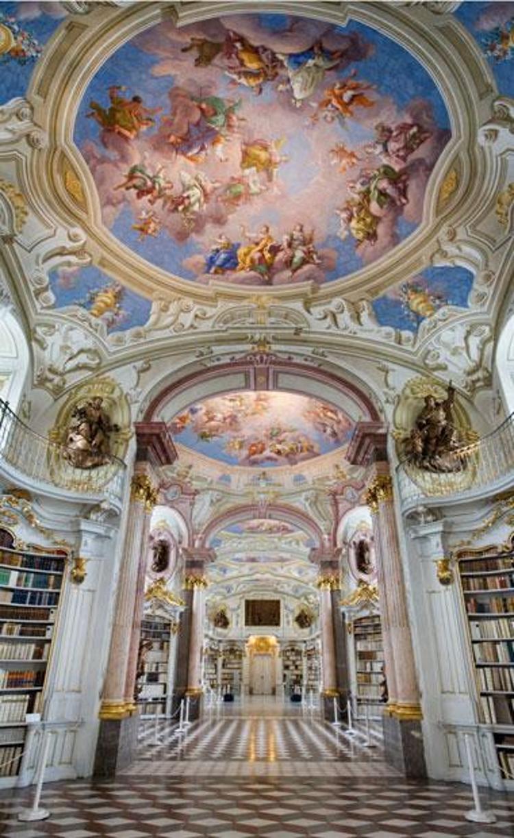 The Admont Library - Admont, Avusturya