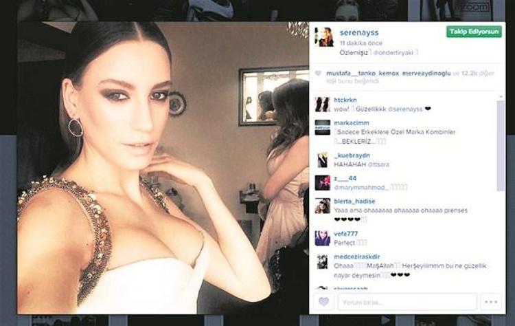 Serenay Sarıkaya sosyal medyayı salladı