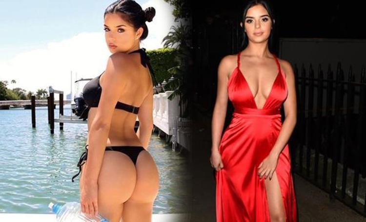 Seksi manken komşuda ortaya çıktı