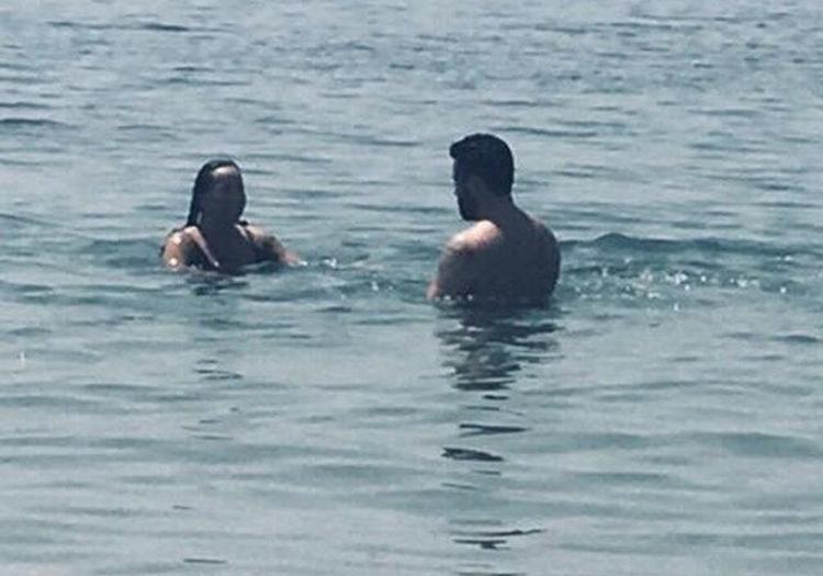 Asena ve Hasan Dere çifti Bodrumda aşka geldi