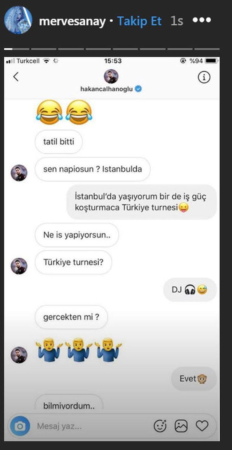 Merve Sanay hacklendi Hakan Çalhanoğlunun bomba mesajları ifşa oldu