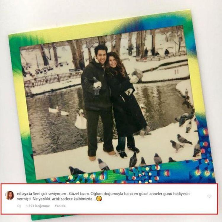 Beren Saat geçen günlerde de Instagram sayfasında Efe Güray ile fotoğrafını paylaşıp altına kalp işareti koymuştu.