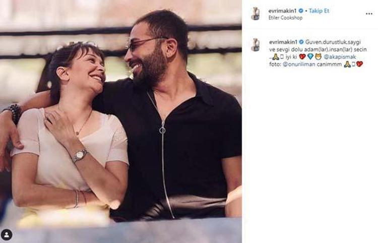 Evrim Akın da, “Güven, dürüstlük, saygı ve sevgi dolu adam(lar), insan(lar) seçin... İyi ki…” notunu düştü.