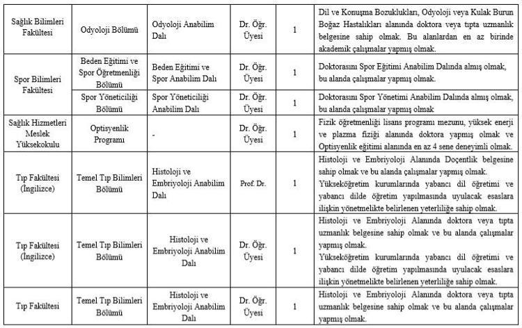 İstanbul Aydın Üniversitesi, birçok fakültesi için öğretim üyesi alımı yapacak