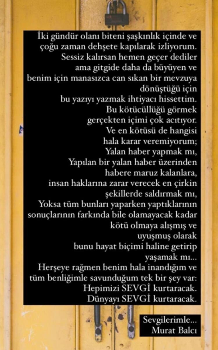 Murat Balcıdan Esra Dermancıoğlu açıklaması Dehşete kapılarak izliyorum
