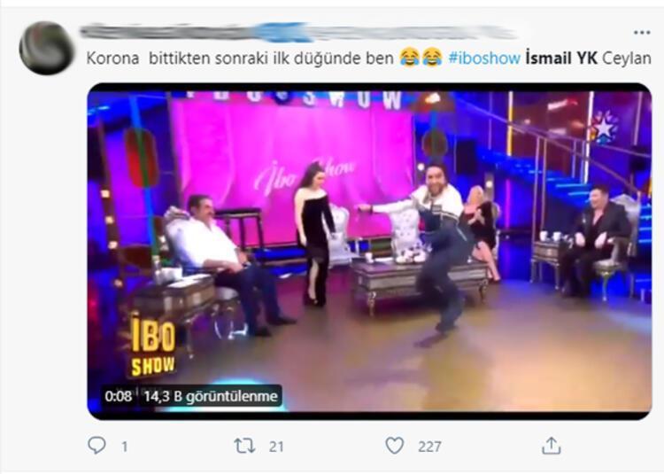 İsmail YKnın dansı sosyal medyayı salladı