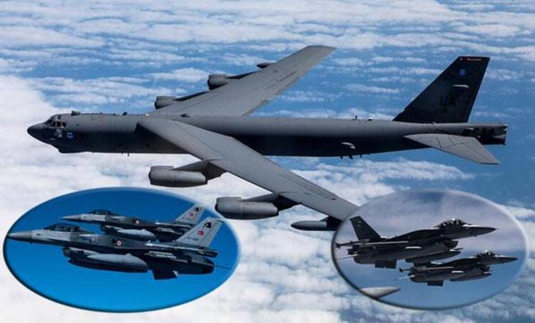 ABD ve NATOdan Rusyaya gözdağı. Ünlü bombardıman uçağı B-52nin de yer aldığı filonun uçuşu dünyayı sarstı, CNN International 12 saat boyunca tek bir ülkenin hedef alındığını duyurdu.