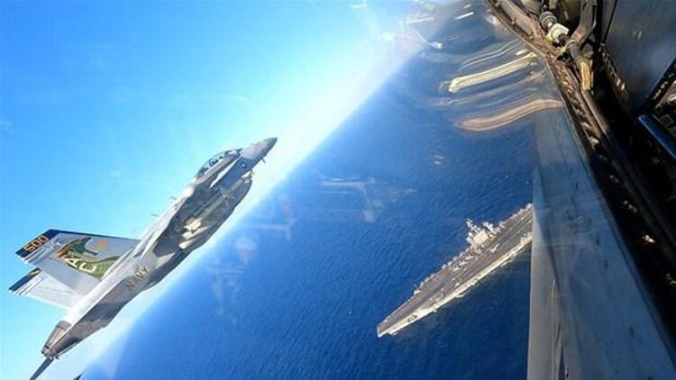 Yunanistan ve ABD ordusu Türkiyeye gözdağı vermek için uçak gemisinin de yer aldığı tatbikatlar yaptı, ardından USS Eisenhower Girit Adasındaki Suda Üssüne demirledi.