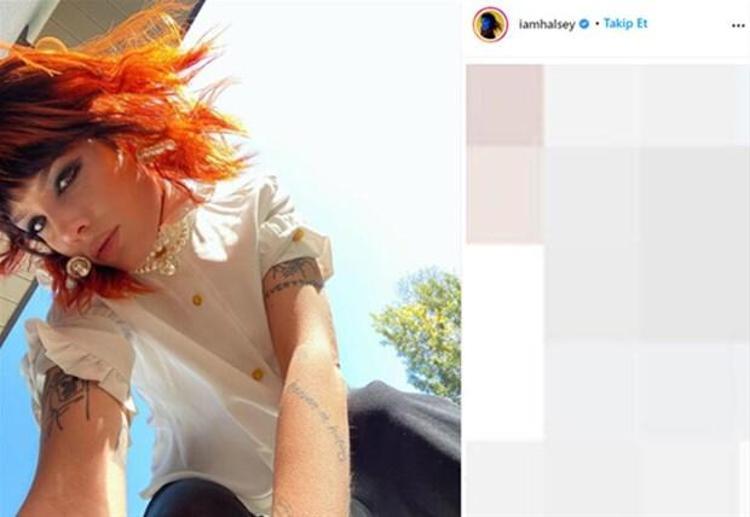Halseyden yeni hamilelik pozu