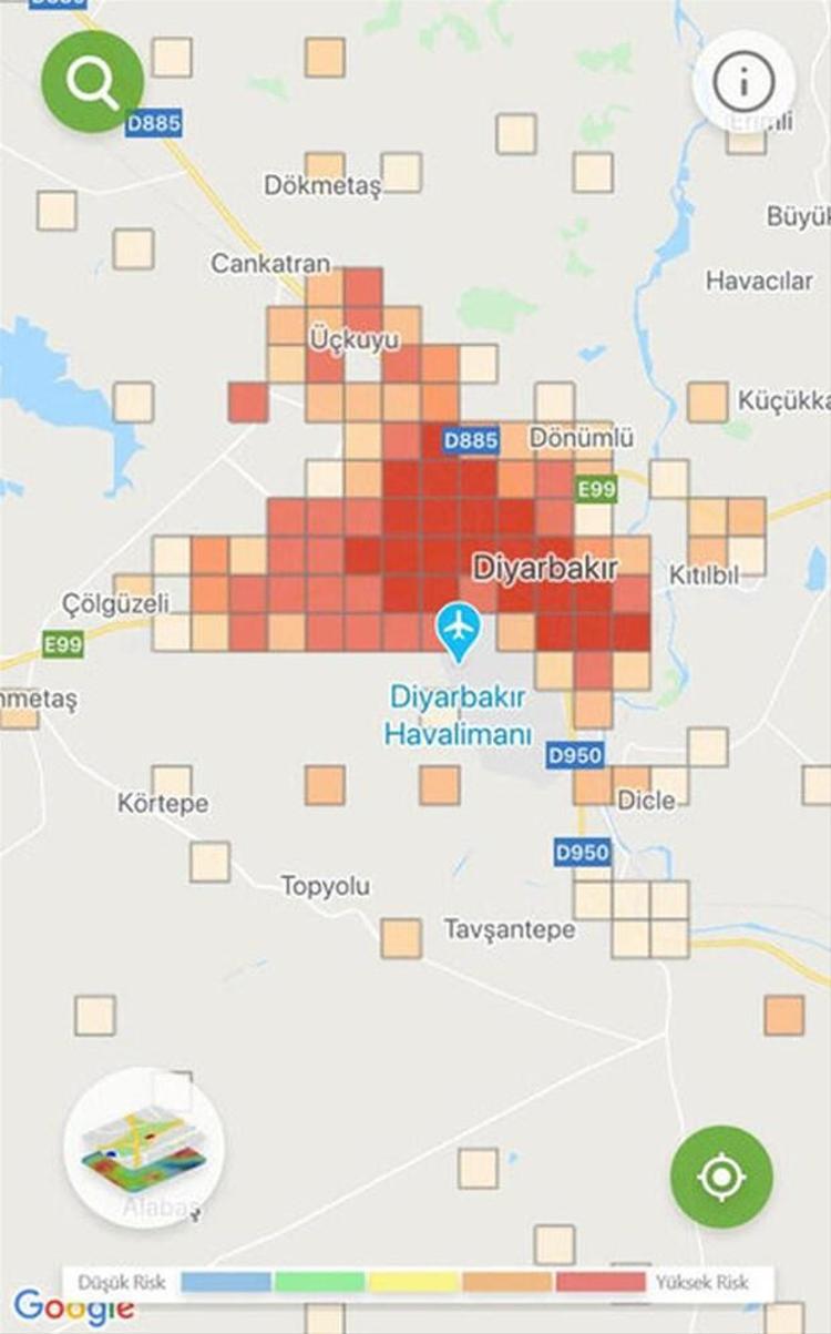 İşte corona virüsü yoğunluk haritası 4 büyükşehirde son durum...