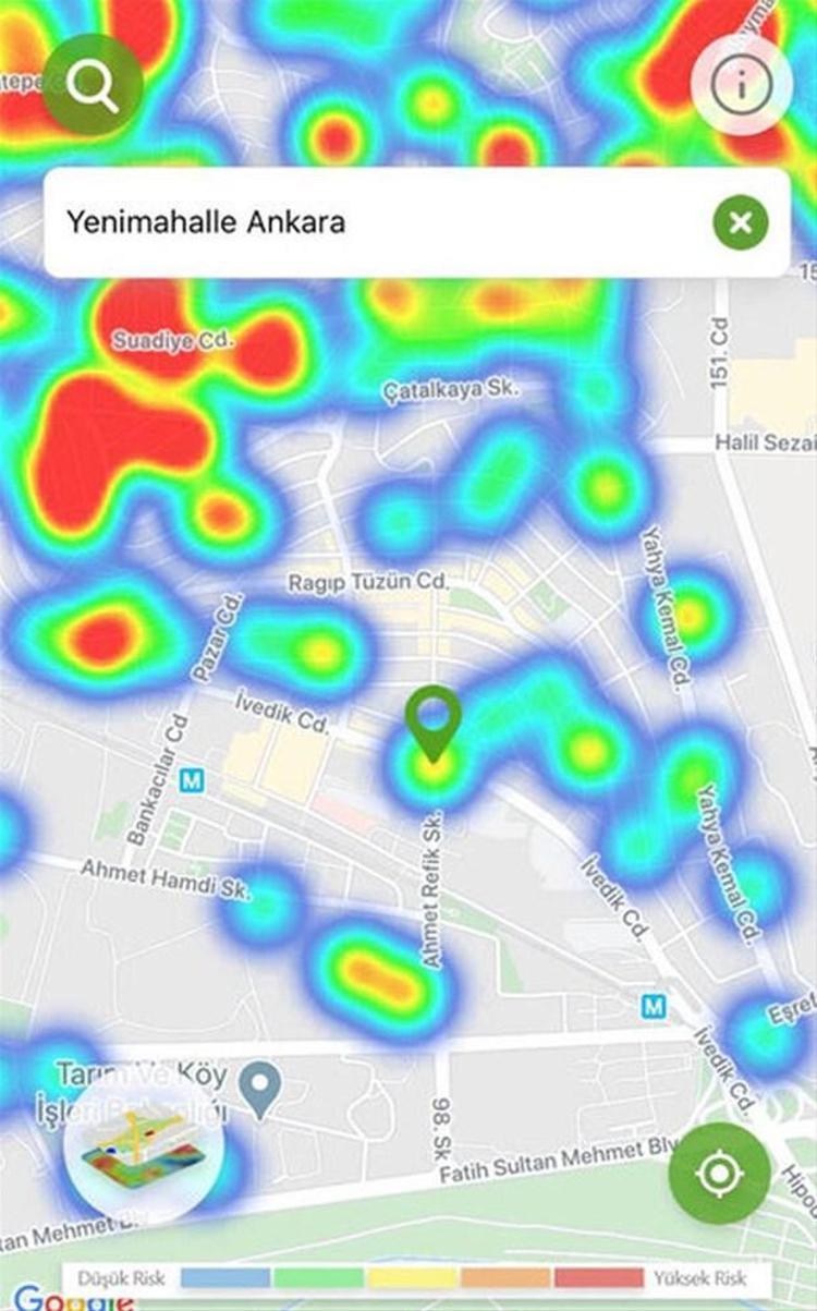 İşte corona virüsü yoğunluk haritası 4 büyükşehirde son durum...