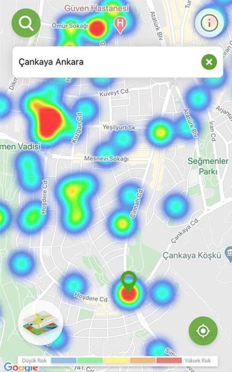 İşte corona virüsü yoğunluk haritası 4 büyükşehirde son durum...